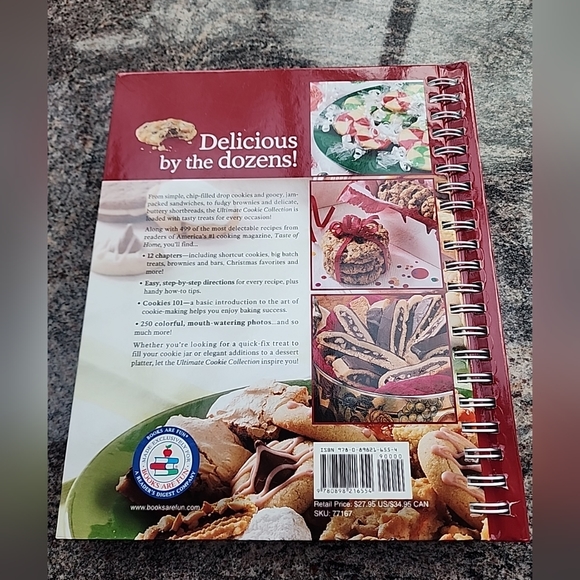 Never used Reader's Digest Taste of Home Cookie Collection Cookbook - Picture 2 of 3